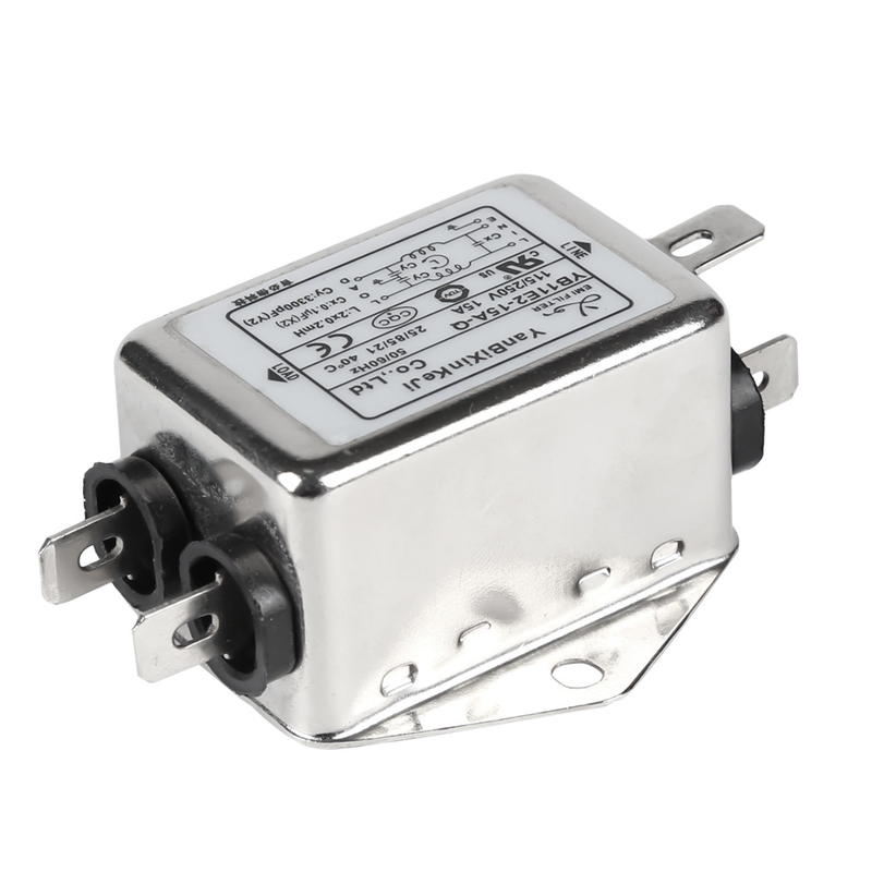 passiver einphasig-Filter-Energie-Netzfilter 220V 15amps YB-E für Elektrogeräte