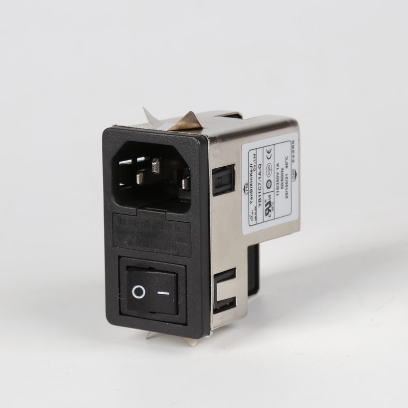 Spezielle Art Energie-Eintritts-Modul-Filter Sockel-EMI Filter With Fuse And-Schalter-1A~10A