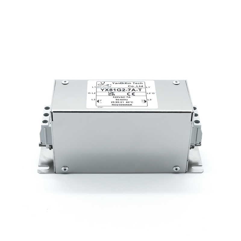 YX81G2 7A Endblock EMI-Filter Drei-Phasen-Drei-Linien-Filter für Frequenzumrichter