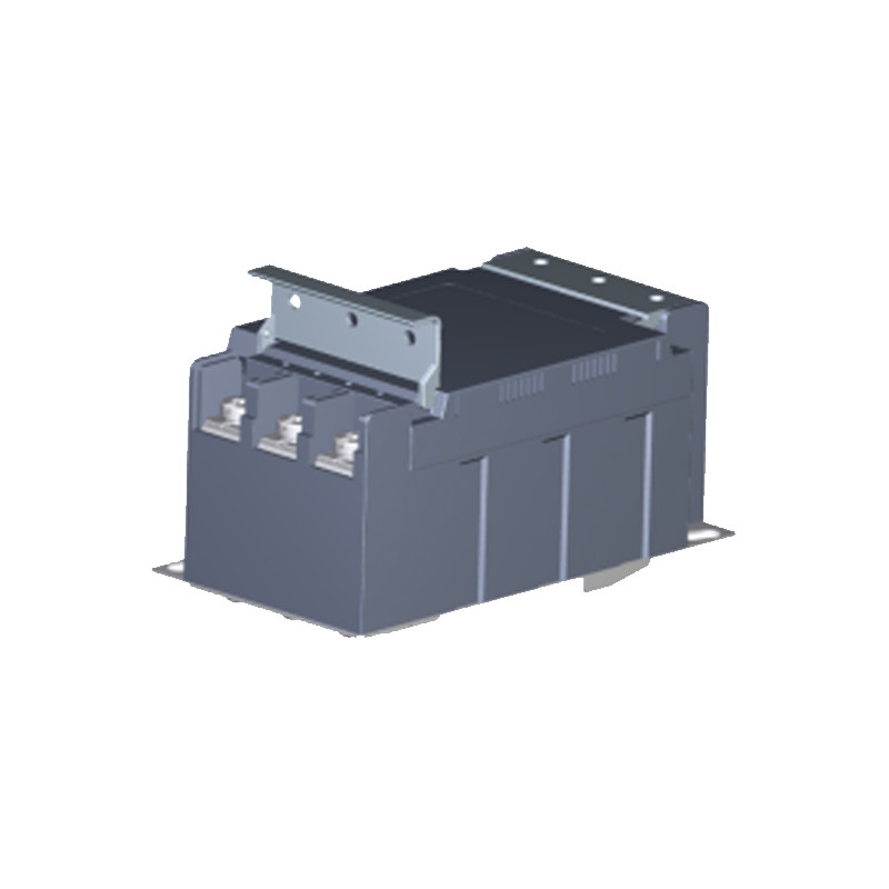 YBX Neuer Typ Einphasenfilter Sicherer Kunststoffgehäuse EMI/EMC-Filter mit Endblockdeckel