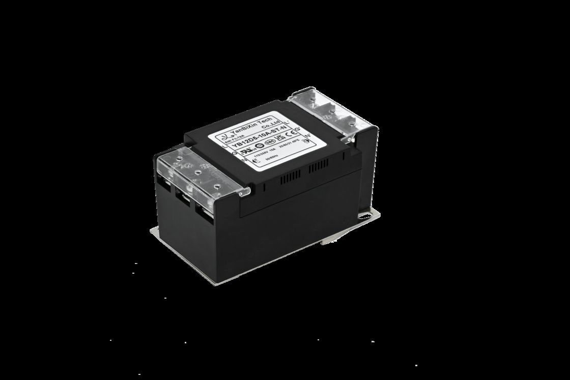 Einphasenfilter Sicheres Kunststoffgehäuse EMI/EMC-Filter mit Endblockdeckel