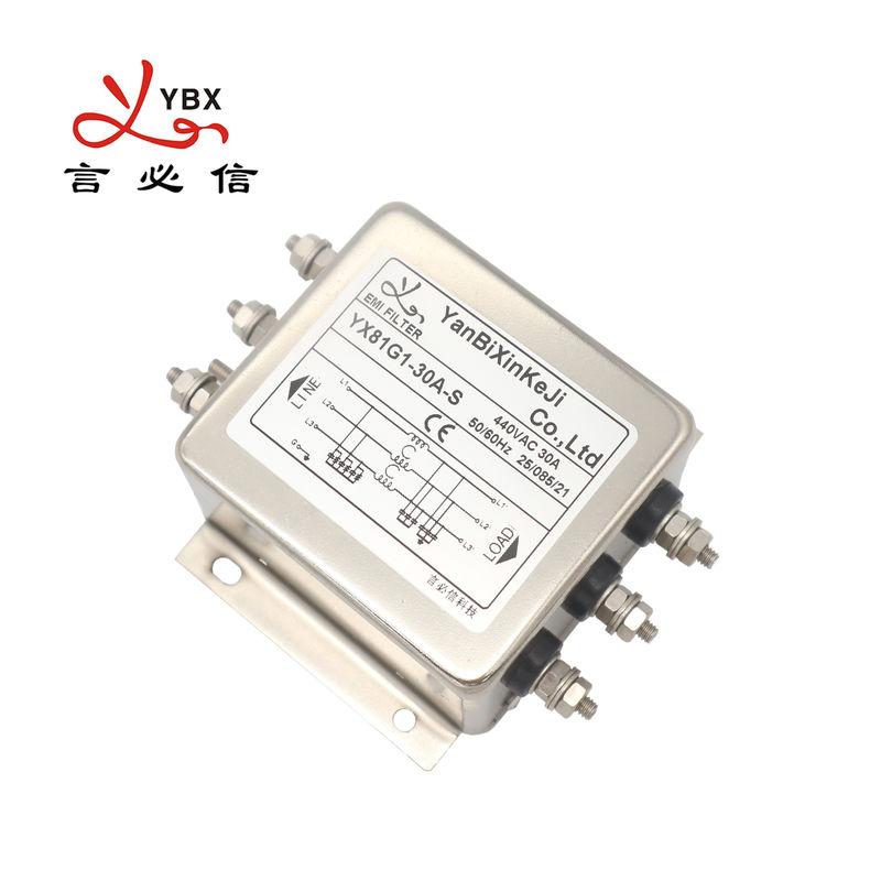 30A 440V Dreiphasen-EMI Filter Inverter Power Filter läuft Ertrag weg