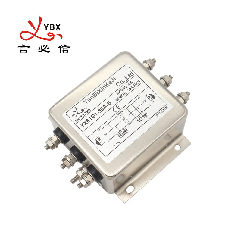 30A 440V Dreiphasen-EMI Filter Inverter Power Filter läuft Ertrag weg