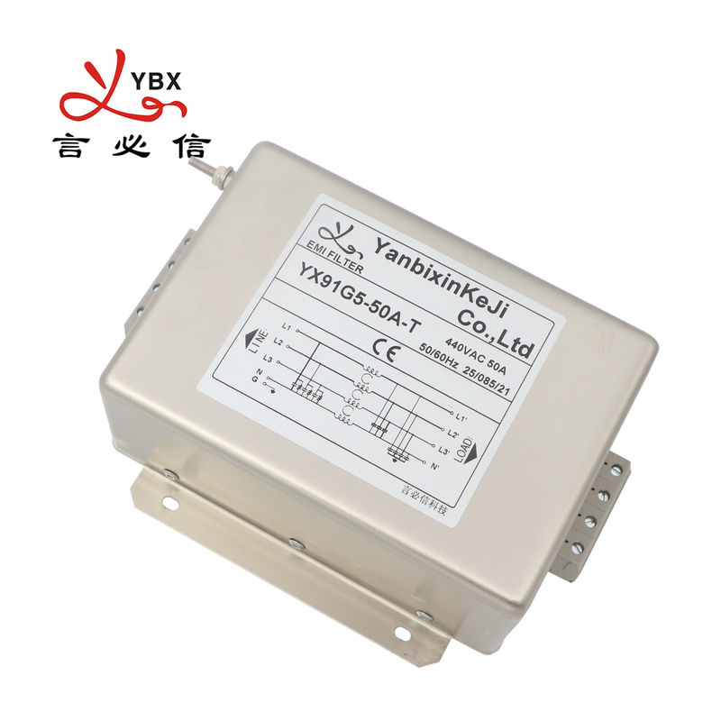 Dreiphasen-EMI Filter Power Filter For industrielle Automatisierungs-Ausrüstung YBX