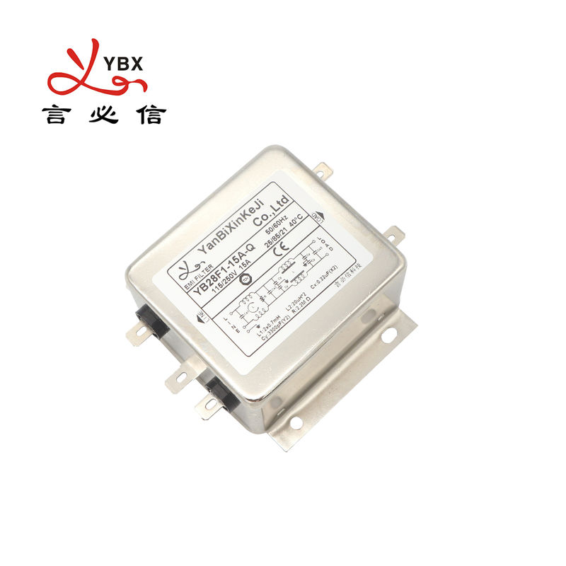 YB28F1-15A-Q EMI Power Filter Fast Terminal Ertrag-Tiefpassfilter
