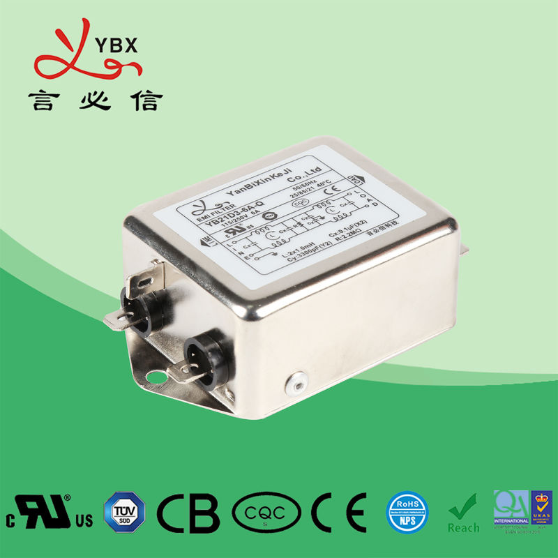 Filter-einphasiges EMS EMC Energie 10A 115V mit erhöhter Verminderung