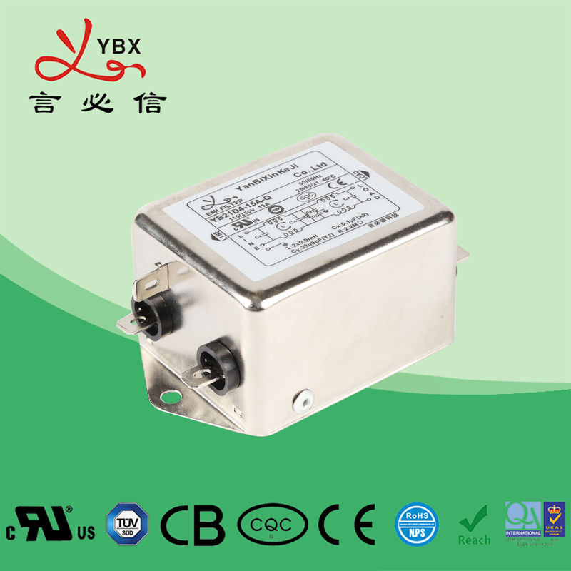 Industrielle Energie-Netzfilter-Hochleistung YB22D4 20A 250VAC EMS EMC